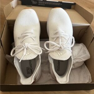 Adidas Women's Cloudfoam Plus White Sneakers